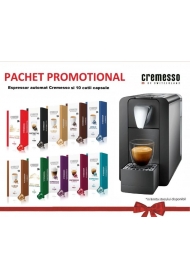 Pachet promo 10 cutii Cremesso - Compact One II Graphite Black